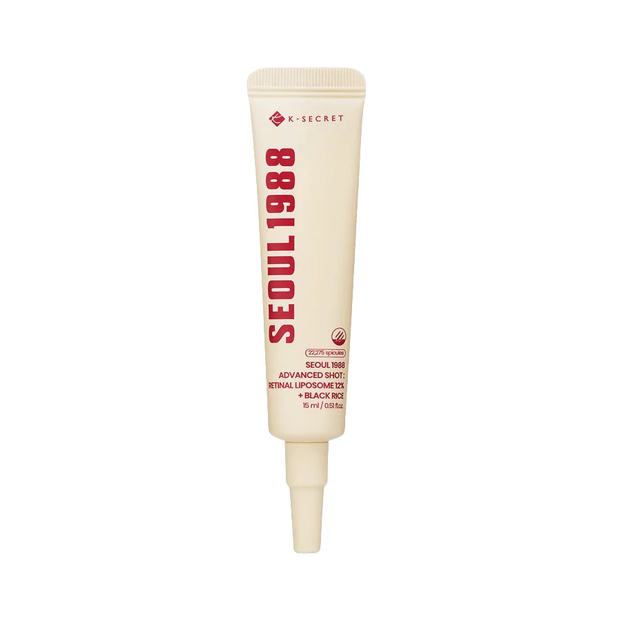 KSECRET - Crema Facial Antiedad SEOUL 1988 Advanced Shot : Retinal Liposome 12% + Black Rice