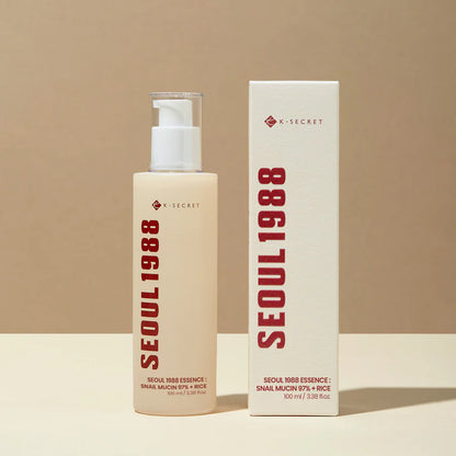 KSECRET - Sérum Facial SEOUL 1988 Essence : 97% Baba de Caracol + Arroz