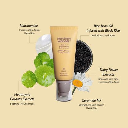 HARUHARU WONDER - Black Rice Moisture Airyfit Sunscreen