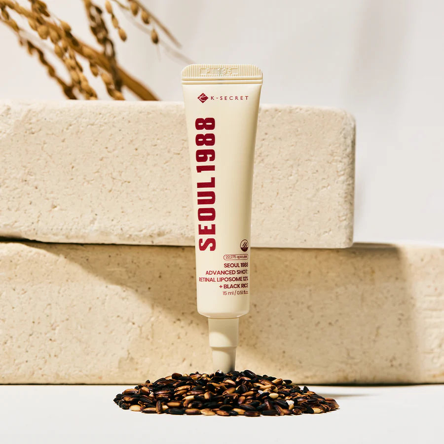 KSECRET - Crema Facial Antiedad SEOUL 1988 Advanced Shot : Retinal Liposome 12% + Black Rice