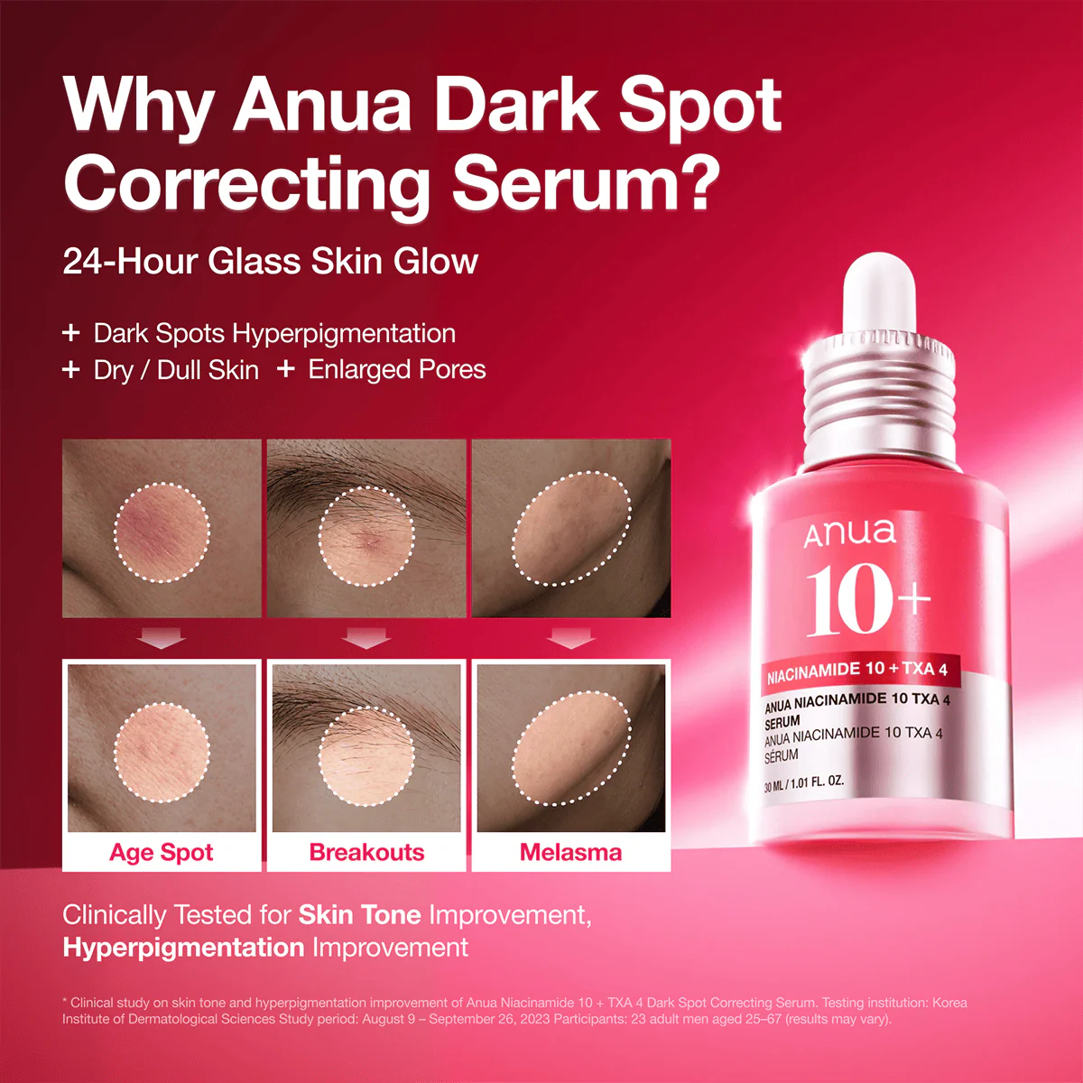 ANUA - Sérum Facial Niacinamide 10% + TXA 4% Serum