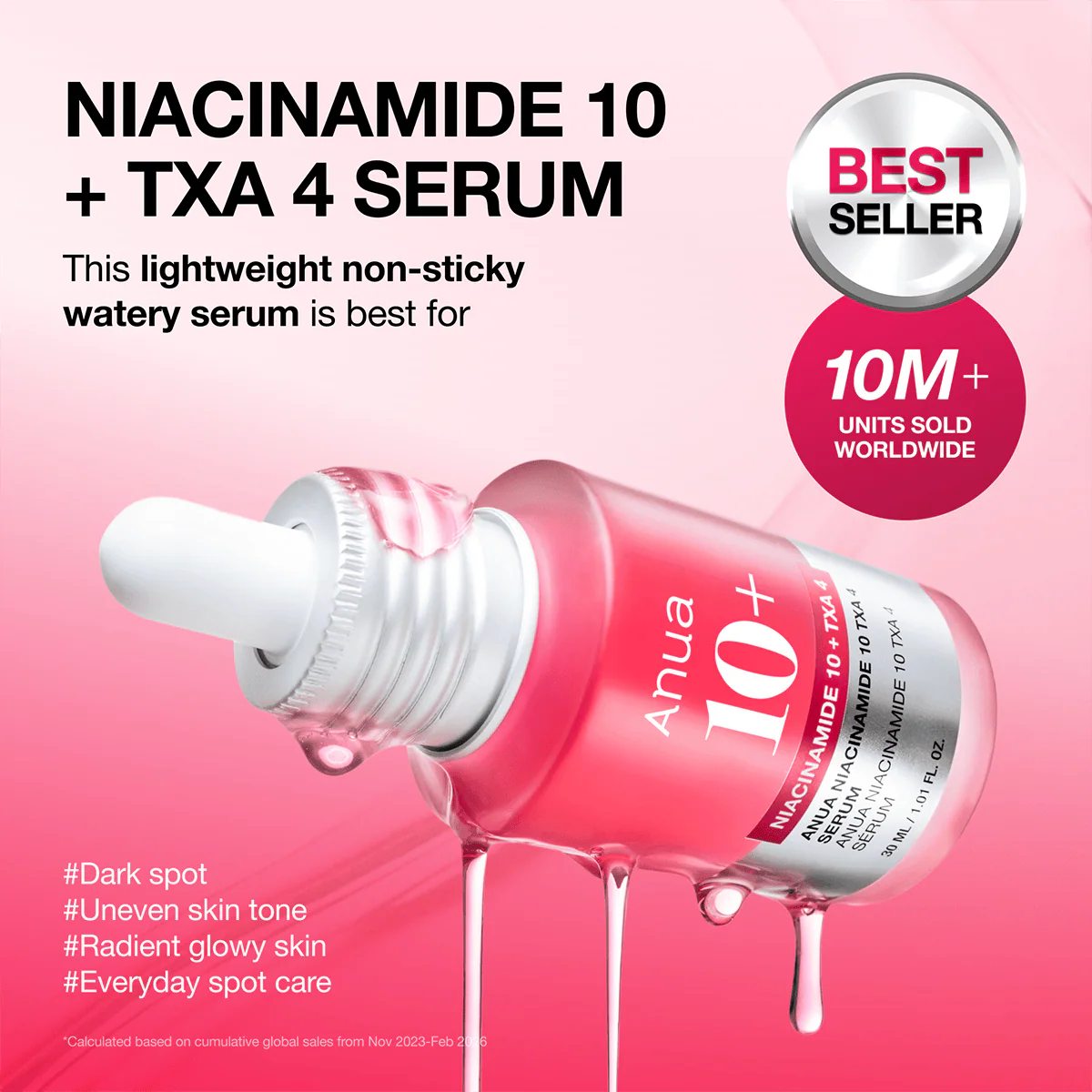 ANUA - Sérum Facial Niacinamide 10% + TXA 4% Serum