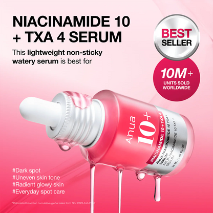 ANUA - Sérum Facial Niacinamide 10% + TXA 4% Serum